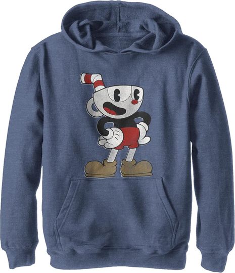 Discover Fifth Sun Kids' Cuphead Spotlite Youth Pullover Hoodie