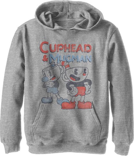Fifth Sun Kids' Cuphead Cup Pair Youth Pullover Hoodie