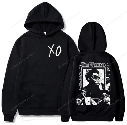 Discover Weeknds Tour Hoodie Unisex Double Sided Pullover Streetwear Music Merch