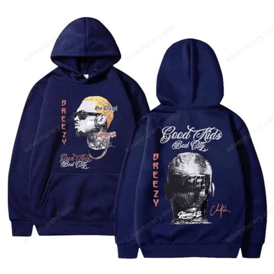 Chris Brown Breezy Graphics Hoodie