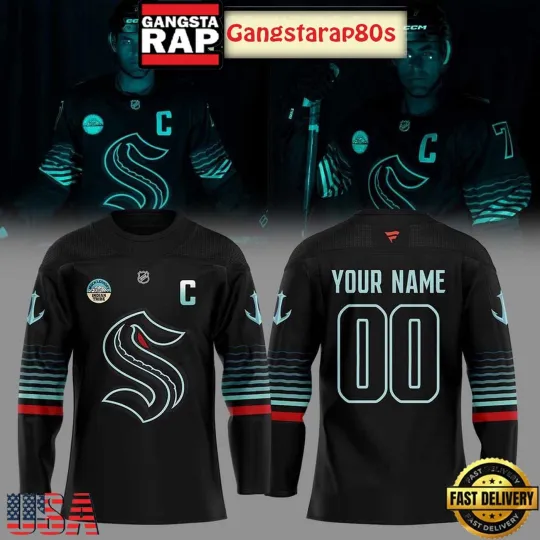Discover Personalized Seattle Kraken Darkness New Season Hockey Shirt Sports Fan Apparel