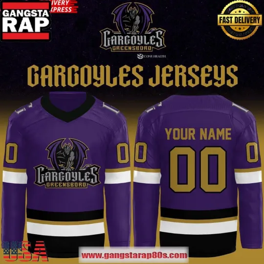 Discover Personalized Greensboro Gargoyles Special Edition Hockey Shirt Fan Gear Gift