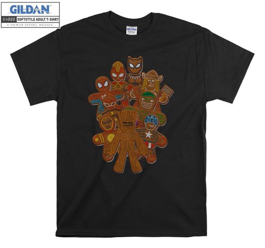 Discover Marvel Avengers Gingerbread T-shirt