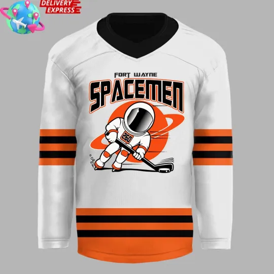 Discover Personalized Fort Wayne Spacemen Hockey Shirt Unisex Printed Hockey Apparel