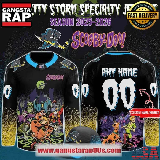 Discover Personalized Quad City Storm Professional Halloween Night 2025 Hockey Shirt