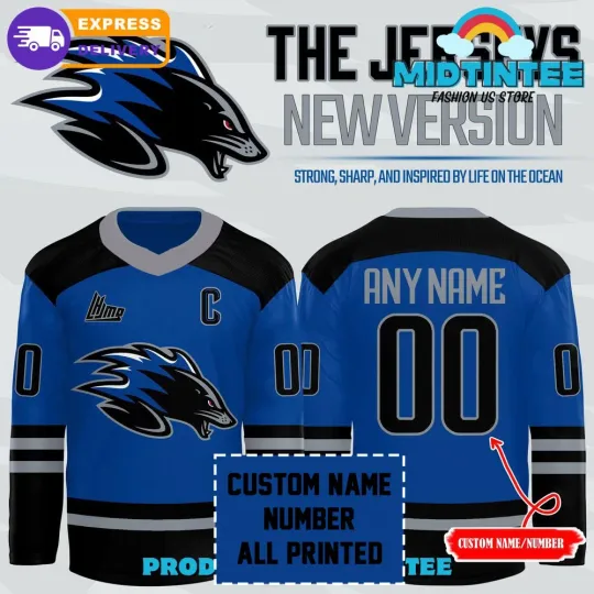 Discover Personalized Saint John Sea Dogs Hockey Shirt 2025 Blue All Printed Gift For Fan
