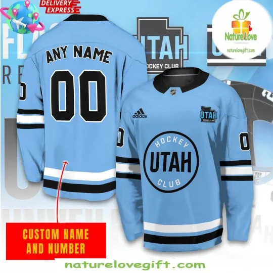 Discover Personalize U.tah Hockey Club Shirt All Printed Gift For Fan Hockey Team Apparel