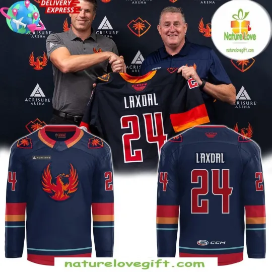 Discover Personalized Coachellla Valley Firebirds Hockey Shirt 2025 Derek Laxdal Gift