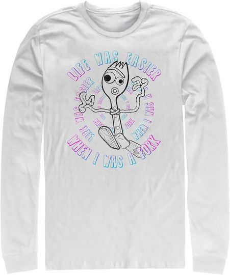 Discover Men's Toy Story Forky Stay Weird Long Sleeve Shirt