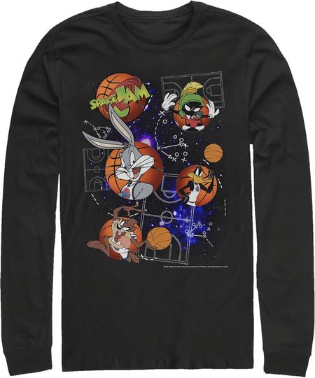 Discover Men's Space Jam Toon League Long Sleeve Shirt