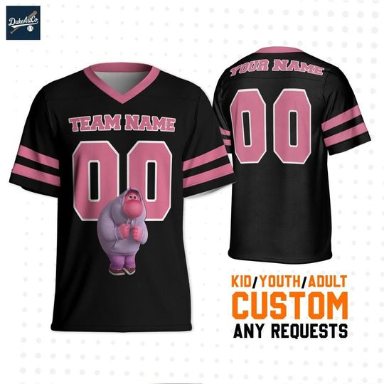 Discover Personalized Disney Inside Out Football Jersey, Custom Adult Kid Youth Football Shirt