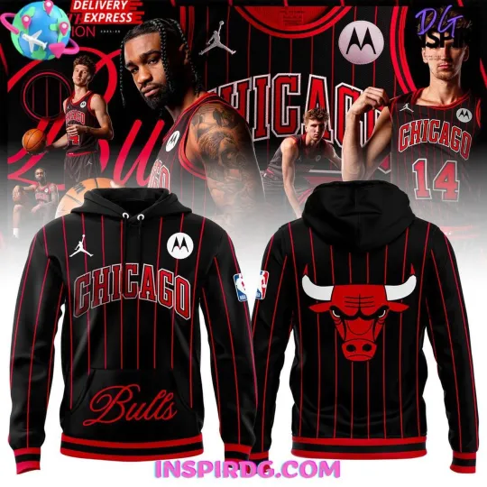 Personalized Chicago Bulls 2025-26 Statement Special Hoodie Pullover Hooded
