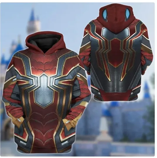 Spiderman Inspired Suit Costume Clothing 3D HOODIE HALLOWEEN GIFT CHRISTMAS GIFT
