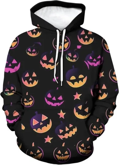 Discover Halloween Hoodies Pumpkin 3D All Over Print Hoodies