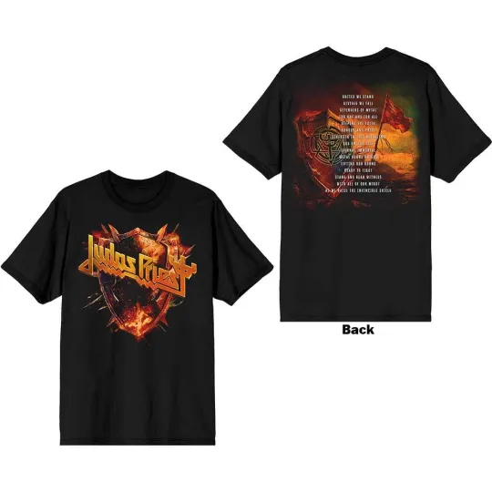 Discover Judas Priest Unisex T-Shirt: United We Stand (Back Print) (Large)