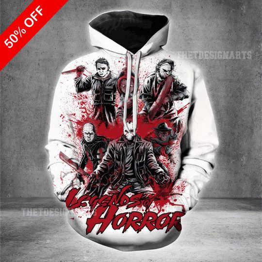 Michael Myers 3D Print Shirt, 2025 Halloween Kills Horror Movie Tee, Spooky Costume Shirt for Horror Fans, Halloween Gift for Men Women