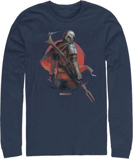 Men's Star Wars: The Mandalorian Dusty Sunset Long Sleeve Shirt