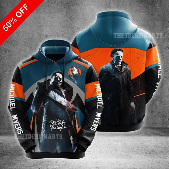 Michael Myers Shirt Halloween Design, Horror Movie Fan Tee for Casual Wear, Gift for Horror Fans, Ideal Halloween Costume Gift for Fans