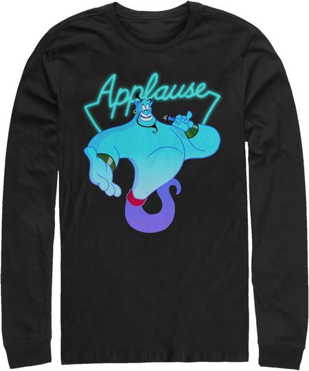Discover Men's Aladdin Genie Applause Long Sleeve Shirt