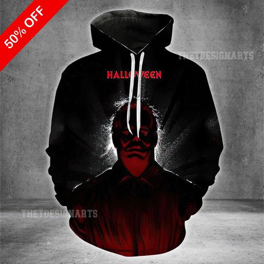 Michael Myers 2025 Halloween Shirt, 3D Printed Autumn Horror Tee for Men & Women, Spooky Seasonal Gift