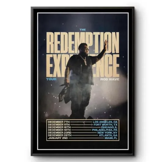 Discover Rod Wave Redemption Tour 2025 Poster