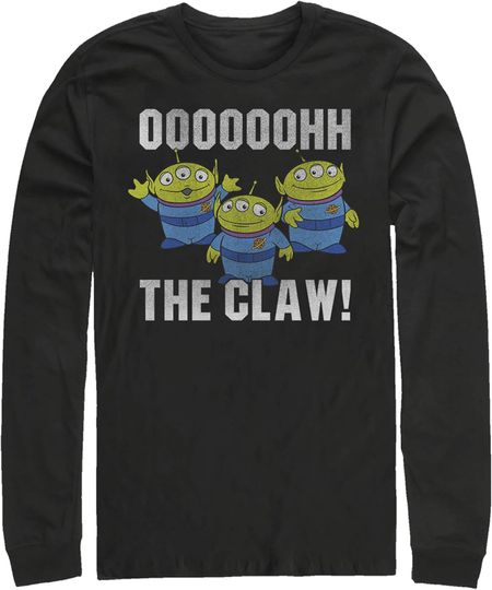 Discover Men's Toy Story The Claw Squeeze Alien Long Sleeve Shirt