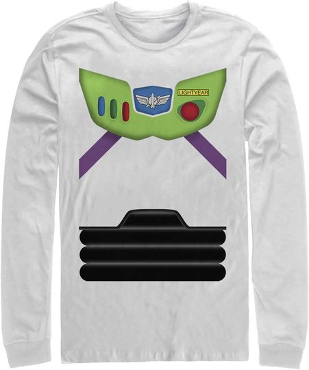 Men's Toy Story Buzz Lightyear Costume Tee Long Sleeve Shirt