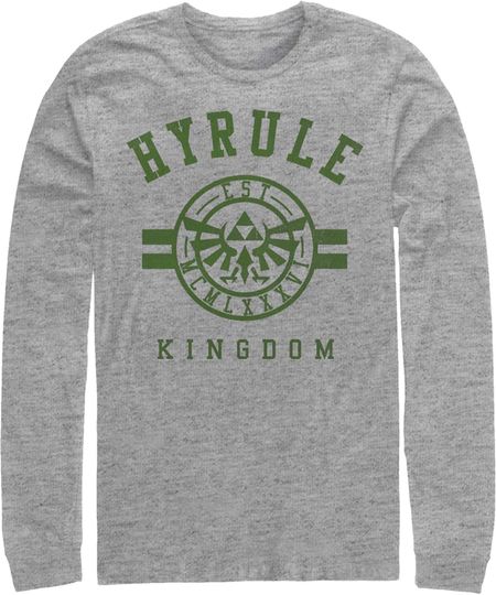 Discover Men's Nintendo Legend of Zelda Hyrule Kingdom Long Sleeve Shirt
