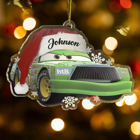 Personalized Chick Hicks Christmas Ornament, Custom Chick Hicks Ornament, Christmas Decor, Cute Disney Ornament