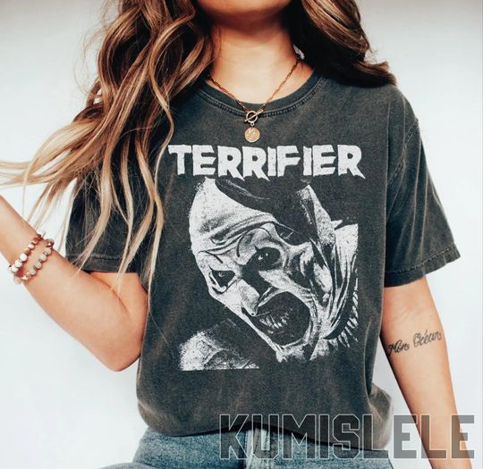 Vintage Terrifier Art The Clown Shirt