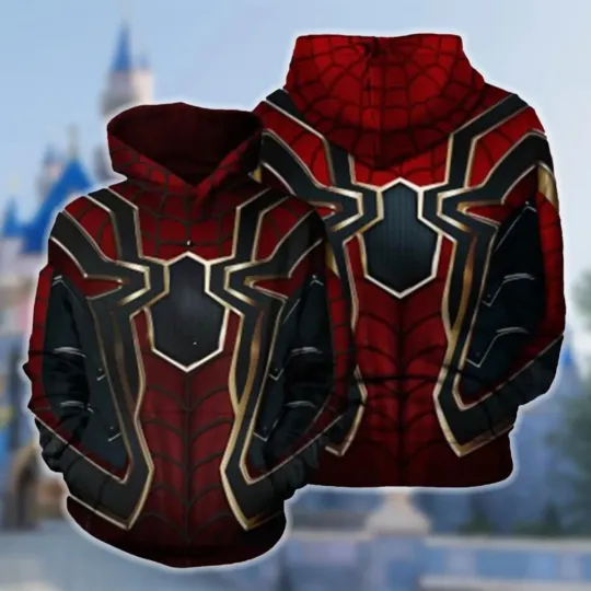 Spider-Man No Way Home 3D Hoodie Halloween Costume