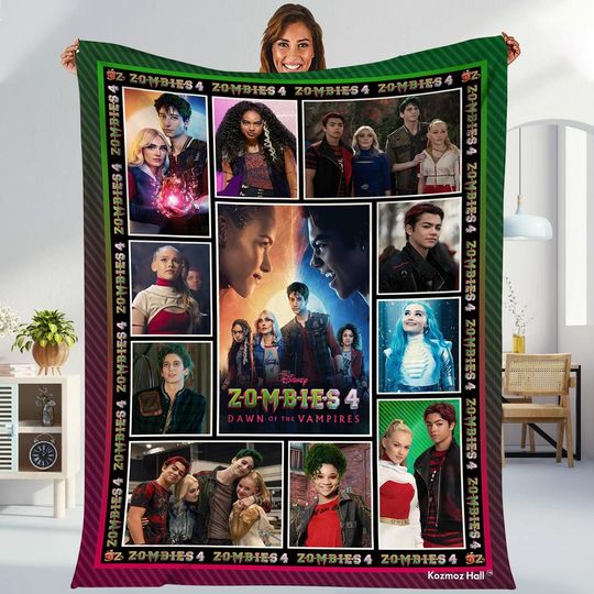 Discover Disneyland Zombies 4 Dawn Of The Vampires Blanket, The Rise Of Red Characters