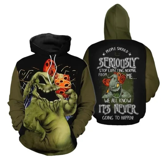 Discover Oogie Boogie Halloween All-Over Print 3D Hoodie