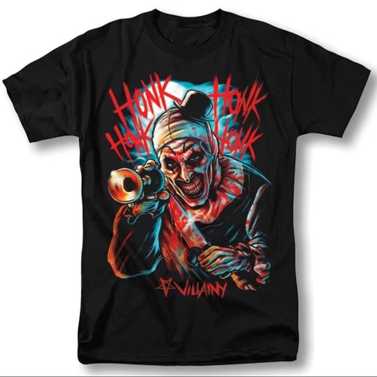 Terrifier Shirt Classic Horror Movie Vintage Graphic Design T-Shirt