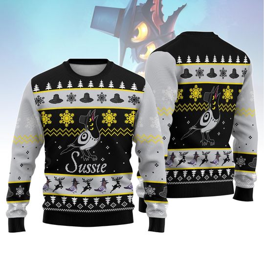 Discover Christmas Suzzie Bird Ugly Sweater, Demon Bird Kpop Cosplay Sweater, Demon Hunter Costume, Huntrlx Sajaa, Xmas Gift For Fans