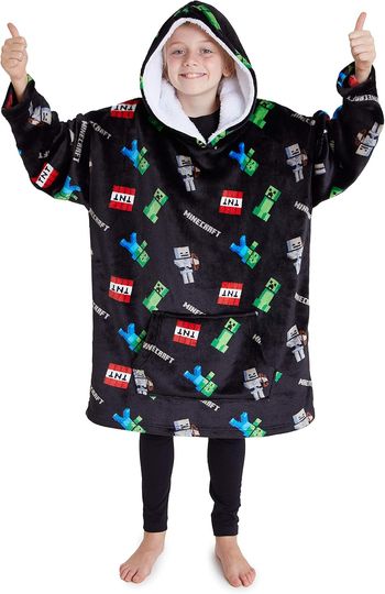 Discover Minecraft Boys Oversized Blanket Hoodie