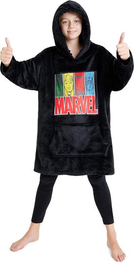 Discover Marvel Avengers Blanket Hoodie for Kids