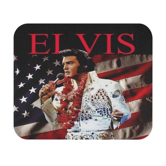 Discover Elvis Presley Hawaii Mouse Pad Rectangle
