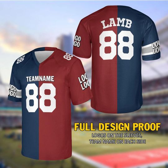 Discover Lamb Split Football Jersey, Lamb 88 Two Football Team Jersey, Football Jersey Uniform