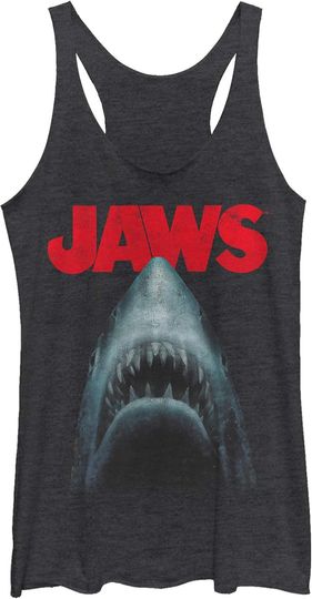 Fifth Sun Jaws Out of Water Women's Racerback Tank Top