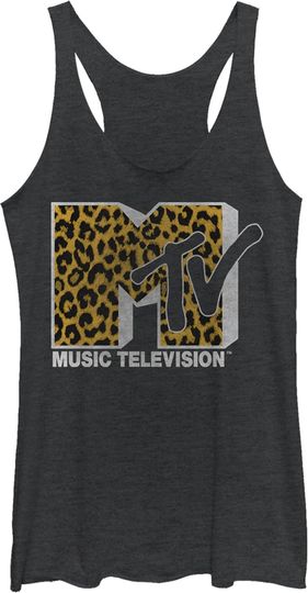 Discover Fifth Sun MTV Cheeta Logo Women's Racerback Tank Top