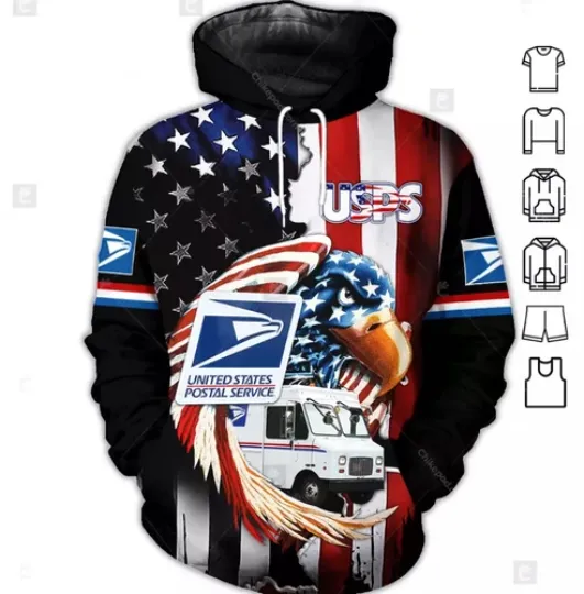 Discover Love Postal Service 3D All Over Printed Hoodie Size S-5XL