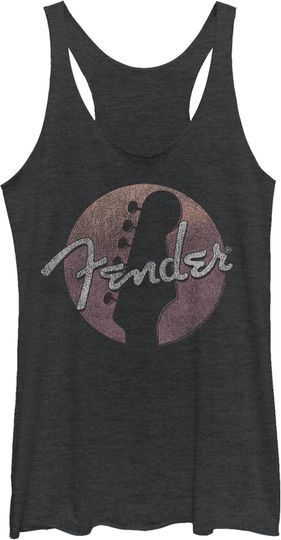 Discover Fifth Sun Fender Circled Logo Women's Racerback Tank Top