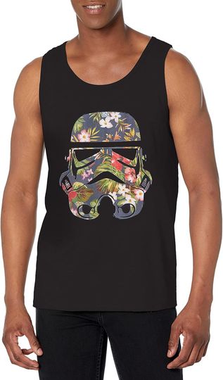 Discover STAR WARS mens Officially Licensed Storm Flowers Men's Tank Shirt, Black Officially Licensed Storm Flowers Men's Tank, Medium US