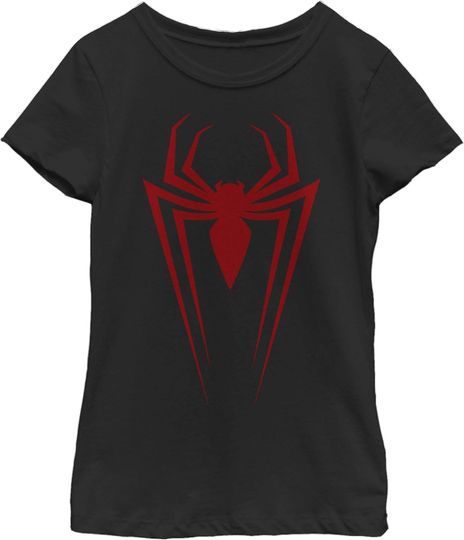 Discover Fifth Sun Marvel Universe Long Spider Girl's Solid Crew Tee