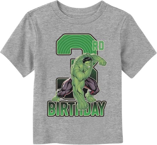 Toddler's Marvel 3rd Birthday Hulk T-Shirt