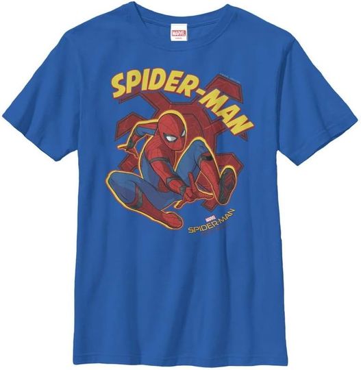 Discover Fifth Sun Marvel Universe Two Legged Spider Boy's Solid Crew Tee