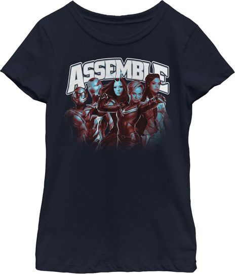 Discover Fifth Sun Girl's Heroes Assemble T-Shirt