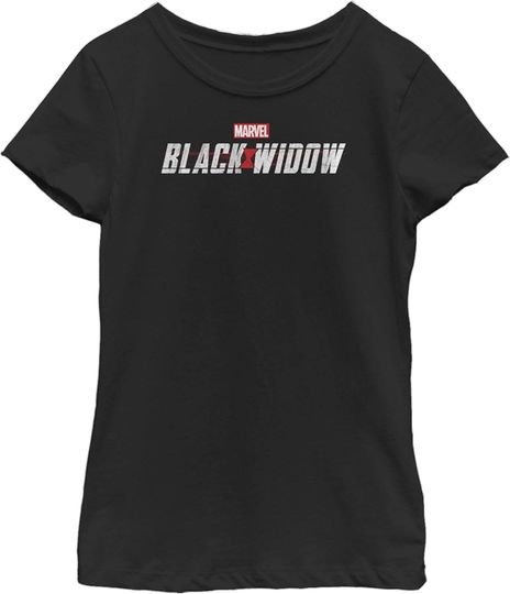Fifth Sun Girls Black Widow Logo T-Shirt