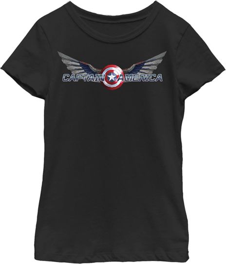 Discover Fifth Sun Girl's Shiny Shield T-Shirt
